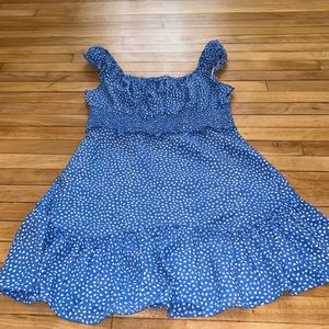 BLUE AMAZON DRESS